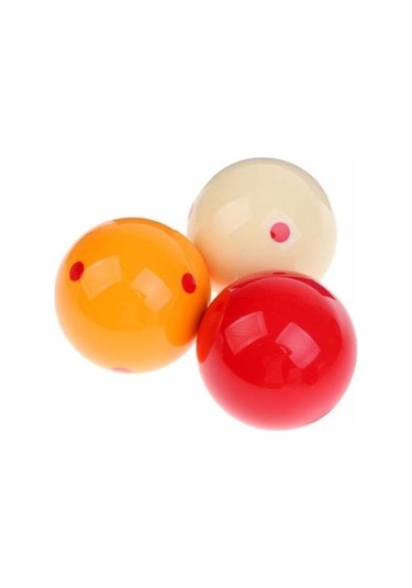 Bilardo Topu Karambol Benekli Üçbant Topu