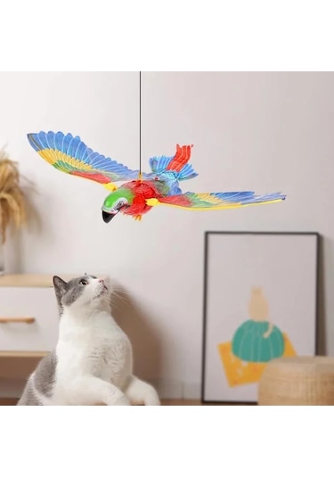 Uçan Papağan Kedi Oyuncağı