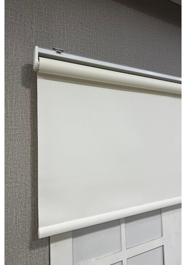 Stor Perde İthal Mat Polyester Beyaz Beyaz