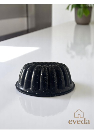 Eveda Döküm Sık Dilimli Kek Klıbı 26 Cm Siyah