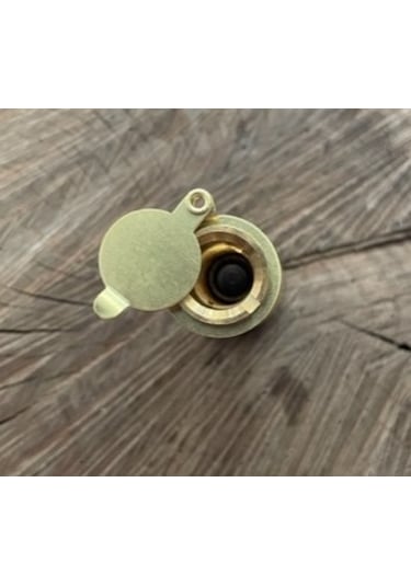 Door Pirinç Çelik Kapı Dürbünü Uzatmalı Kapaklı Kapı Dürbünü Sarı Renk 8cm