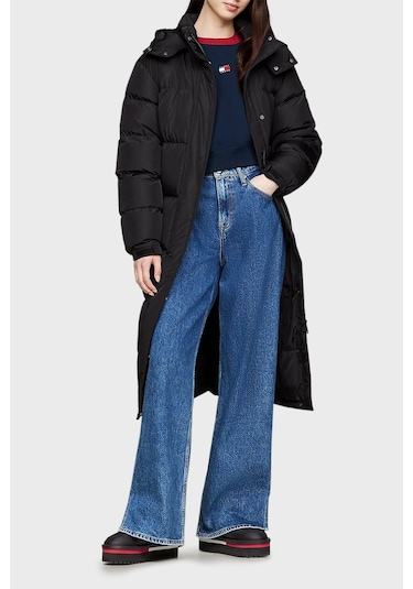 Tommy Jeans Bayan Bot En0en02689 Bds Siyah Siyah