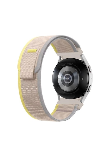 Forzacase 20 Mm Universal Akıllı Saatler İçin Cırtlı Hasır Kumaş