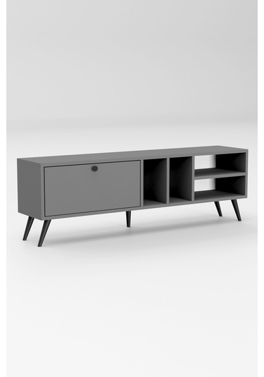 Buka Tv Sehpası, Tv Standı, Televizyon Ünitesi Antrasit