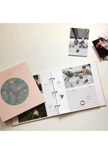 Tongxida 5 İnç Dıy Yaratıcılık Eklentisi Tip 3r Sifonlu Ütü Halkası Aile Fotoğraf Albümü