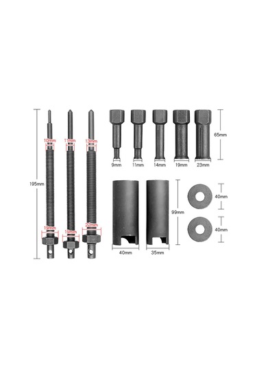 Alaşımlı Motosiklet İç Yatakları Sökücü Rulman Çıkarıcı K22154