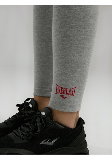 Everlast Ever Essentials Gri Melanj Kadın Tayt Gri Melanj