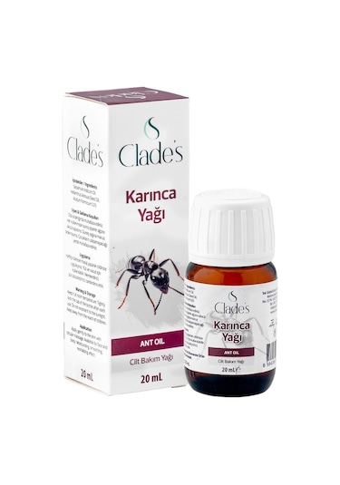 Clade's Karınca Cilt Bakım Yağı 20 ML