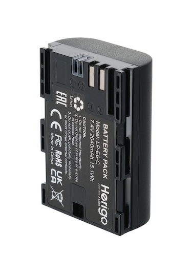Herigo Lp-e6-c 2040mah Type-c Şarjlı Batarya Lp-e6 Uyumlu