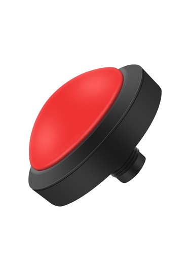 Kangvka Kırmızı 100mm Büyük Düğme - Led Işık Ve Üç Ayaklı Mikro Anahtar İle - Oyun Makinaları Ve Otomatlar İçin Dıy Montajlı