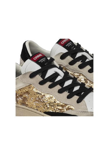Sneaker Günlük Kadın 21205Aa7.51 Crime London Chelsea Gold Gold Altın