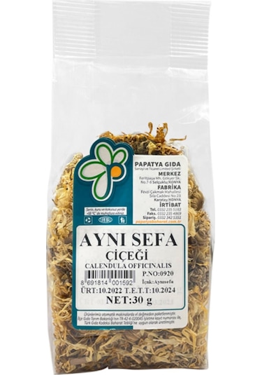 Papatya Gıda Aynı Sefa Çiçeği 30 G