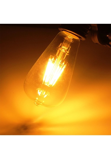 On Adet Rustik Led Ampül Dekoratif Ampül Edison Ampül