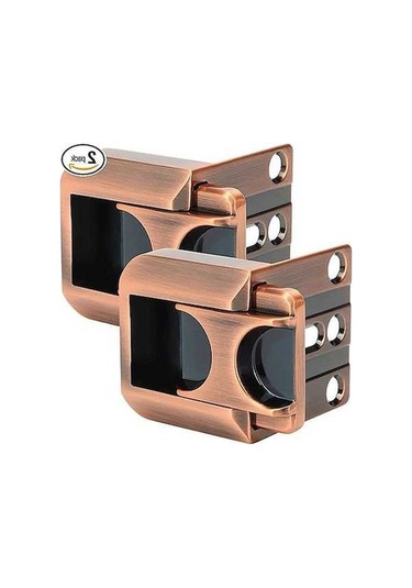 Pazly Ev Kapısı Güvenlik Mandalı, Çinko Alaşım, İçe Doğru Kapı İçin, Kuvvetli Korumalı Kilit, Kullanıcı Dostu Tasarım, Bronz Renk Bronze