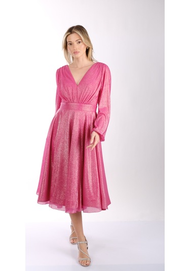 Dori Kadın Elbise 231kb5079 Fuşya