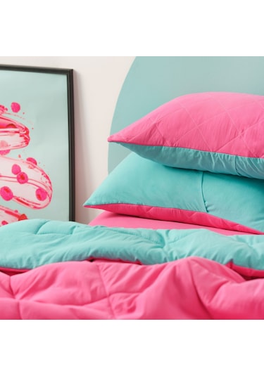 Karaca Home Smart Comfort Raspberry Çift Kişilik Yorgan Seti Fuşya
