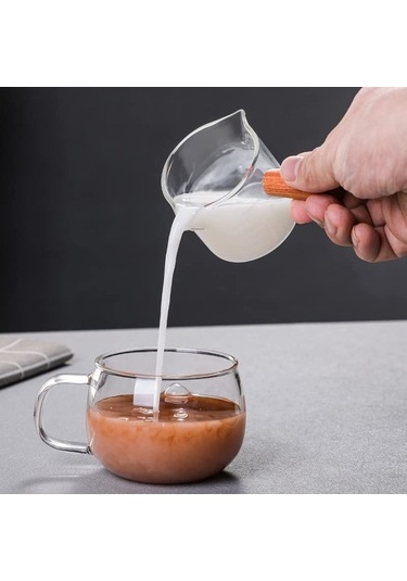 Wondernest Sıvı Ons Ölçüm Kahve Kabı Jialan Fincanı Espresso Cam Cam İa Şeffaf