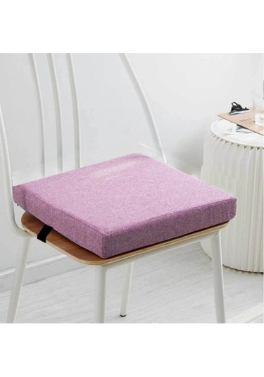 Sandalye Minderi Sünger Dolgulu Kare Sandalye Konfor Pedi Oturma Minderi Mavi