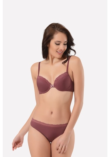 Nbb Kadın Gül Kurusu Sütyen Takım (544179405)