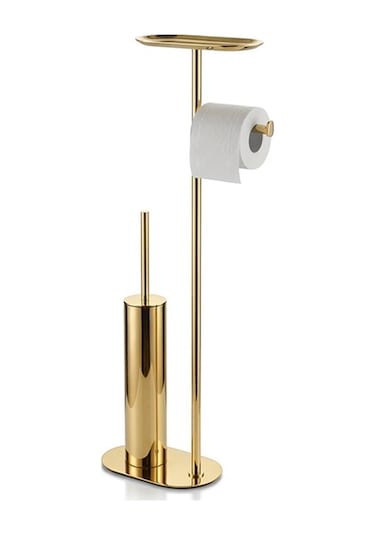 Kobos Nova Hareketli Wc Set Yuvarlak Parlak Altın Kbw-836-1gl