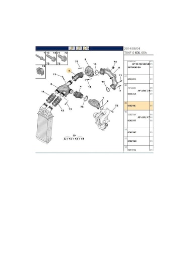 Turbo Ara Hortum C3 C4 C5 C-elysee Berlingo 207 17300-0382.nl