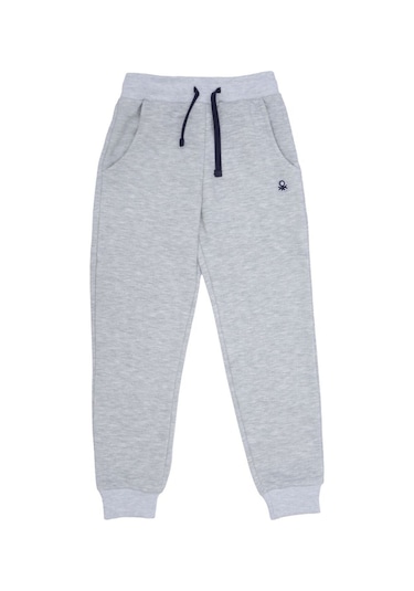 Erkek Çocuk Benetton Eşofman Altı - Gri Melanj Gri Melanj