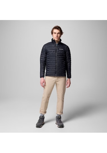 Columbia Powder Pass Hybrid Jacket Erkek Şişme Mont 2134141010 Siyah