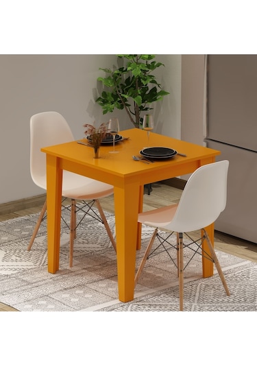 Loren 72 X 72 Yemek - Mutfak Masası Turuncu