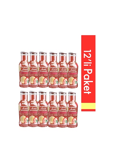 12'li Organik Çilekli Limonata 250 Ml