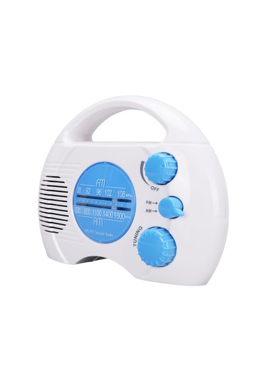 Xindoker Mavi Banyo Radyosu - Am/fm Çift Bantlı, Su Geçirmez, Taşınabilir, Kolay Kullanım, Elektronik Tünleme Diğer