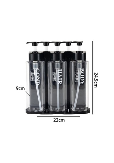 Suntek Magideal Doldurulabilir Pompa Şişesi Manuel Sabunluk 3 Kafa