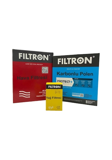 Toyota Corolla Uyumlu 1.6 Benzinli Mann Filtron Filtre Bakım Seti 2019-2020 Hava+yağ+karbonlu Polen