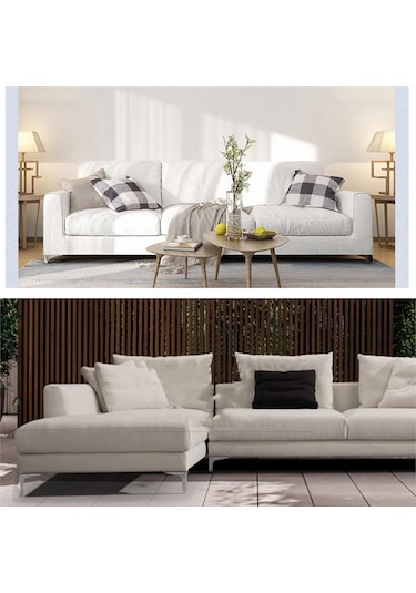 Suntek 4 X Demir Metal Mobilya Ayakları Kanepe 13cm-gümüş Gümüş