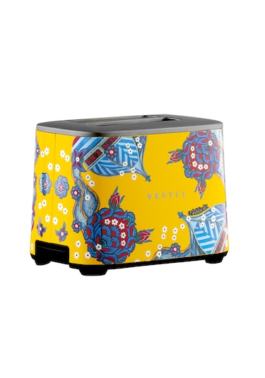 Vestel X Aslı Filinta Retro Sarı Çini Ekmek Kızartma Makinesi