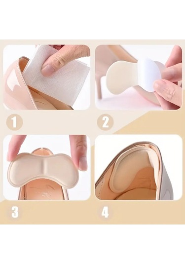 Kendinden Yapışkanlı Topuk Yastığı - Topuk Vurukları, Nasır Ve Kaymaları Önleyen Sürtünme Koruyucu