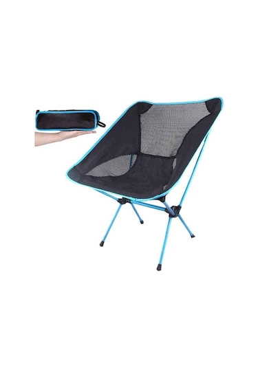Funky Chairs Ultralight Katlanır Kamp Sandalyesi Mavi