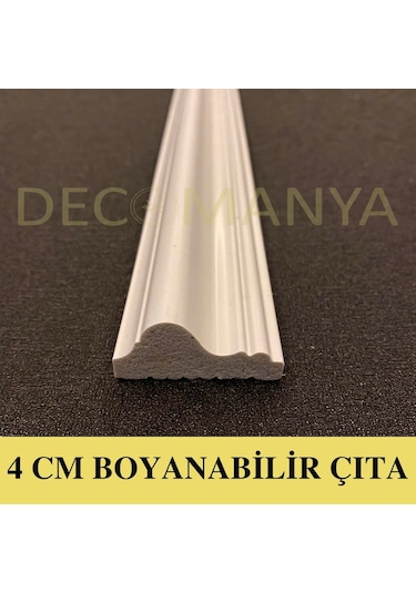 Decomanya Boyanabilir Duvar Çıtası 4 Cm Poliüretan Duvar Çıtası (480021269)