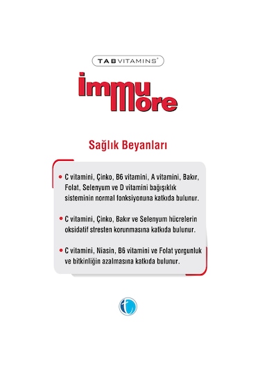 Tab Vitamins İmmumore 30 Tablet