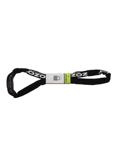 Zozo Bisiklet Zincir Kilit 4 Şifreli 120 CM - 4 MM Kalınlık Siyah