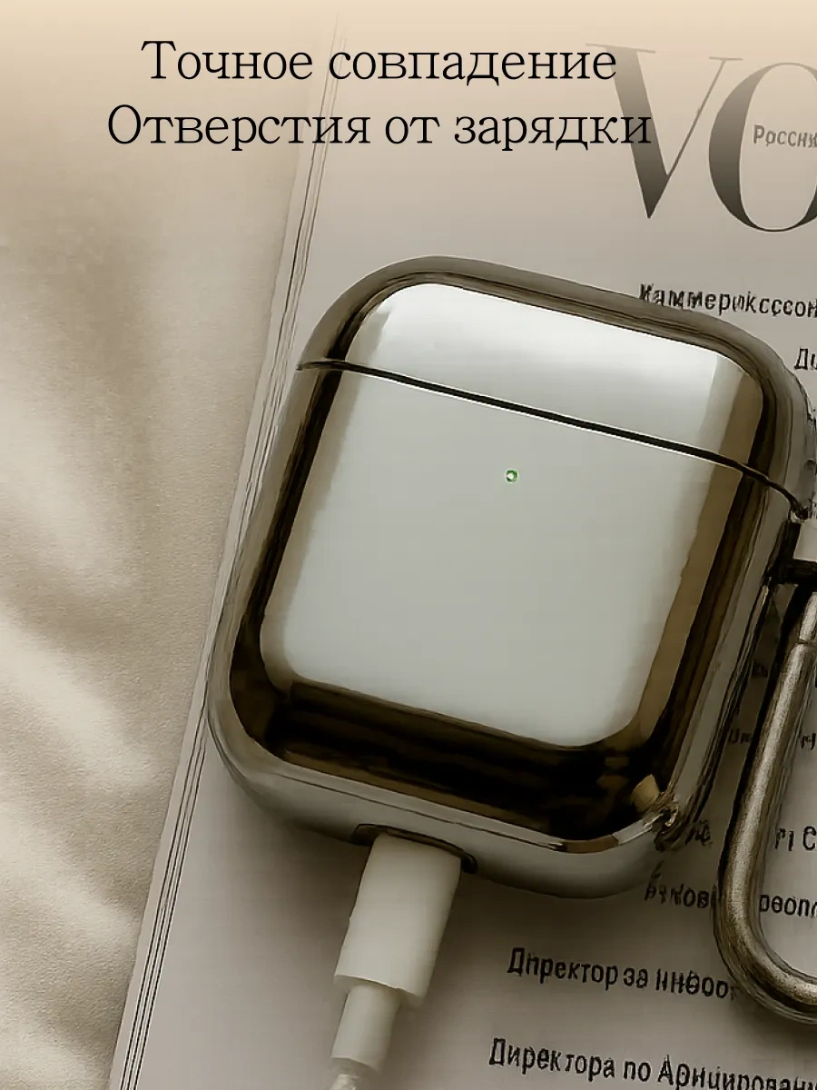 Qapla Airpods 2 İçin Kılıf, Kablosuz Kulaklık Airpods 418438728 Gri