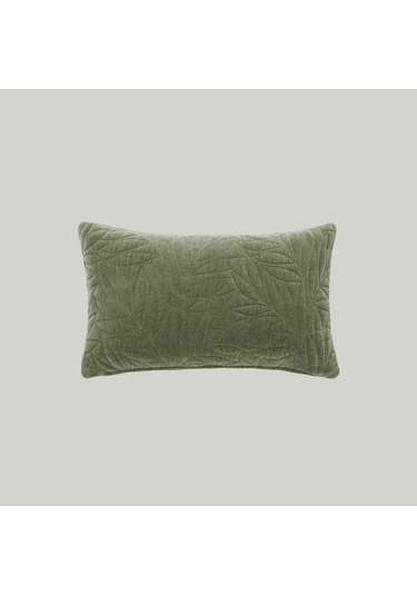 Linens Velour Kırlent Kılıfı 30x50 Cm Haki Haki