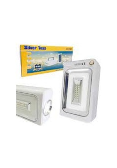 Gold Htc El Feneri Şarjlı 1w+46 Led Projektör Güneş Panelli Beyaz