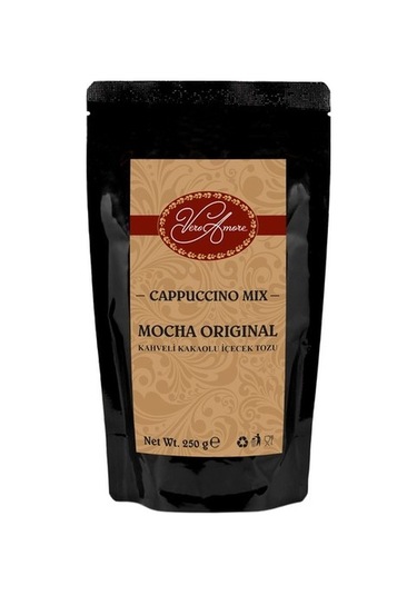 Vero Amore Cappuccino Mix Mocha Original Kahveli Kakaolu İçecek Tozu 250 G