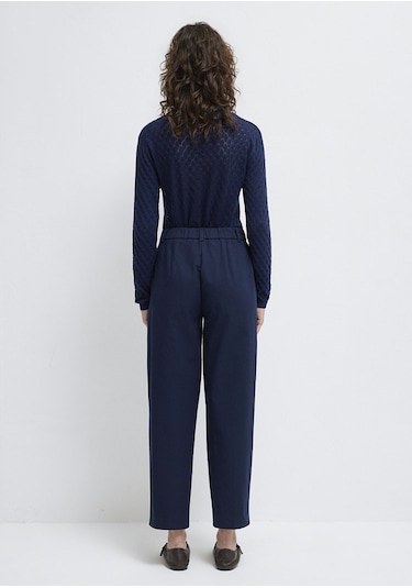 Mavi - Lacivert Pilili Pantolon 1011147-82318 Lacivert