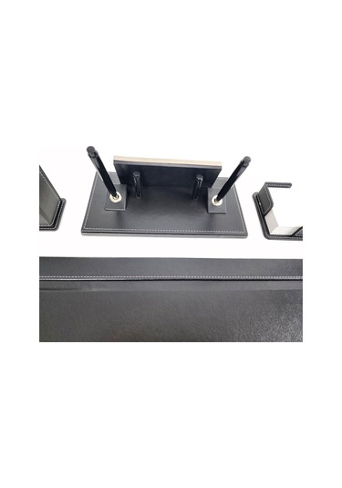 Prozenis Emet Metal İsimlikli Siyah Deri Sümen Takımı