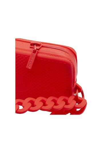 Havaianas Mini Bag Chain Kırmızı Plaj Cüzdanı Kırmızı