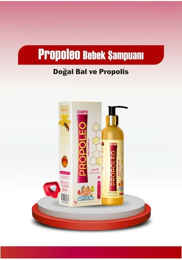 Propoleo Bal Arı Poleni ve Keratin İçeren Bebek Şampuanı 250 ML