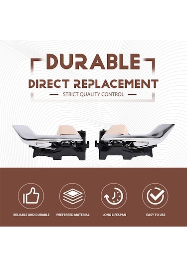 Besthome1 4pcs/set Ön/arka Kapı Kolu 69206-0n010/69205-0n010 Toyota Reiz Grx13 2010-2017 Iç Kapı Tu