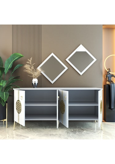 Esmopa.Mobilya Elegant Beyaz Konsol