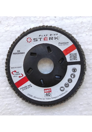Sterk Flap Disk Zımpara Alüminyum Oksit 115x22mm
